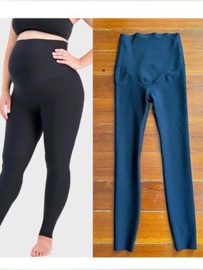 The Glowe Maternity and Beyond Supportive Full Length Leggings Sz XS 💛🍄